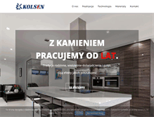 Tablet Screenshot of kolsen.pl